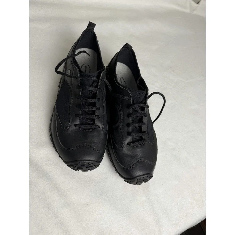 Merrell Vibram  AIR CUSHION men's Shoes‎ Size 9 Black Lace Up-Slip Proof